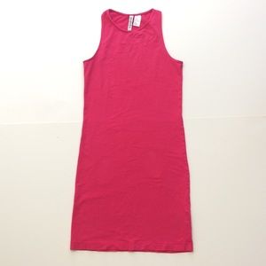 Very Soft Fitted High Neck Tight Tank Dress